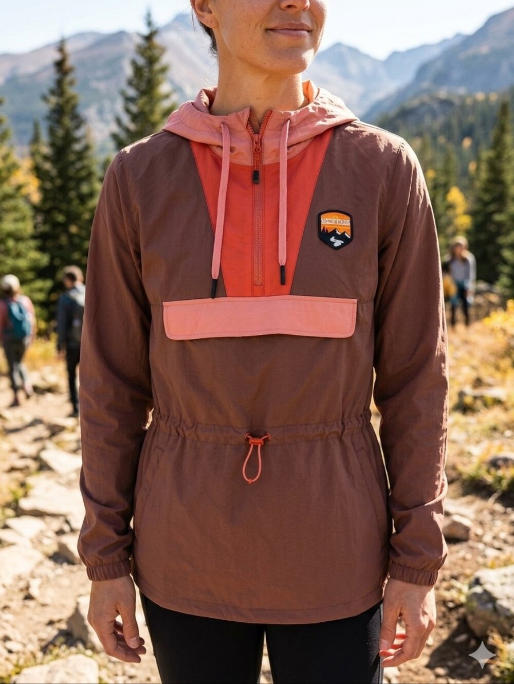 Alpine Design Lightweight Anorak Pullover -  Trim
